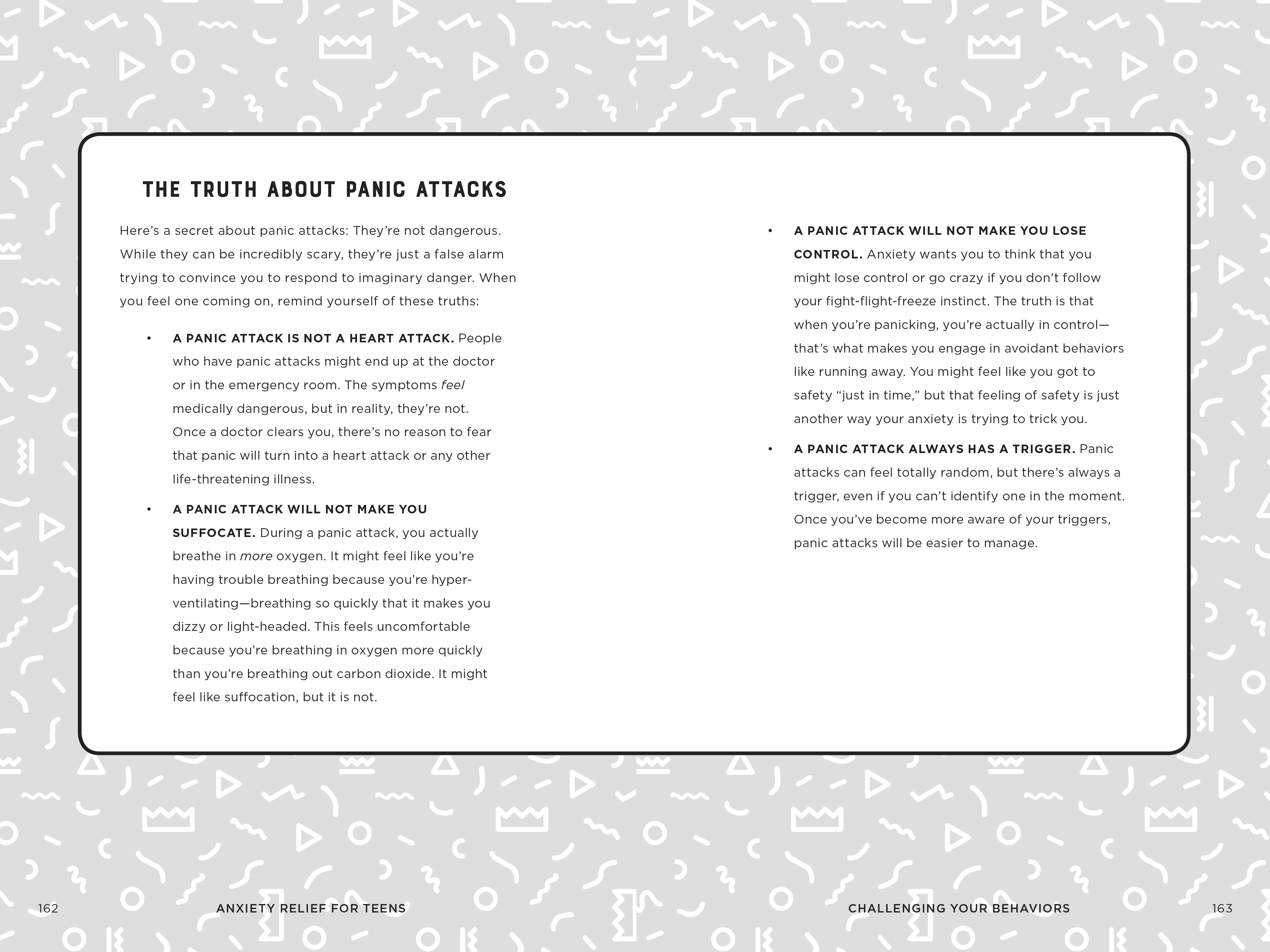 panic attacks summary page