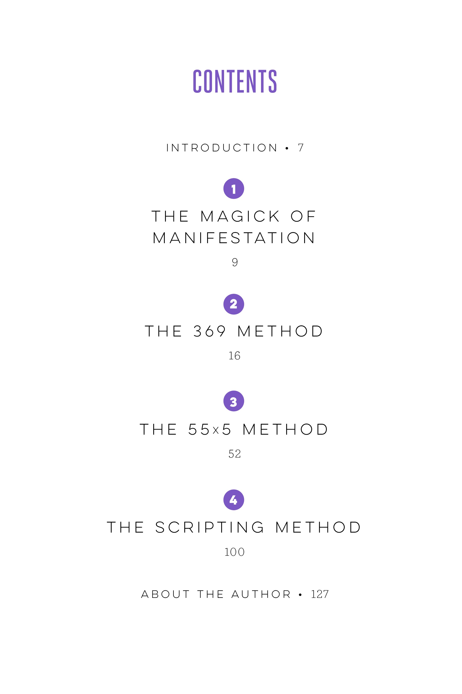 Table of Contents