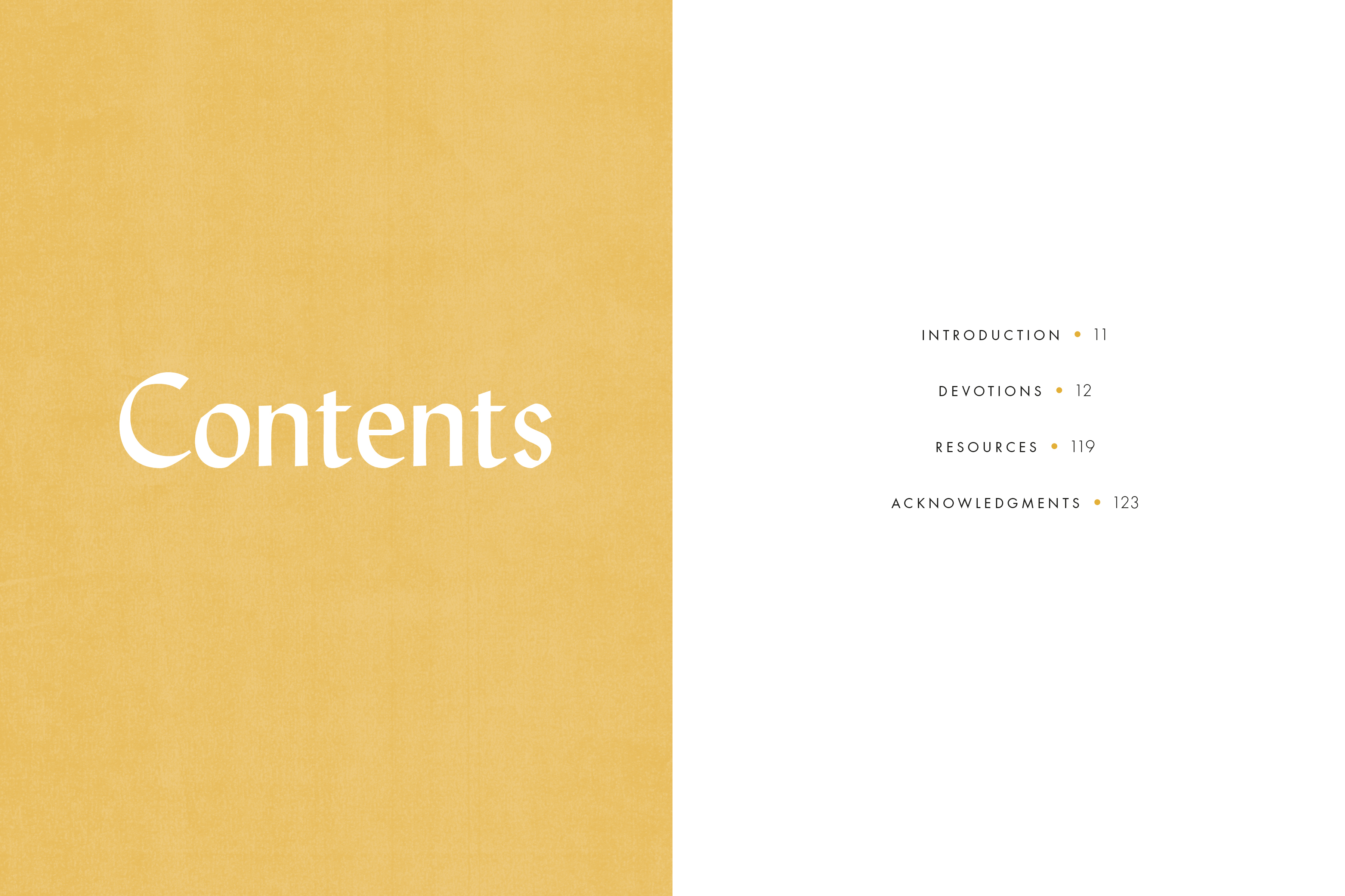 Table of Contents