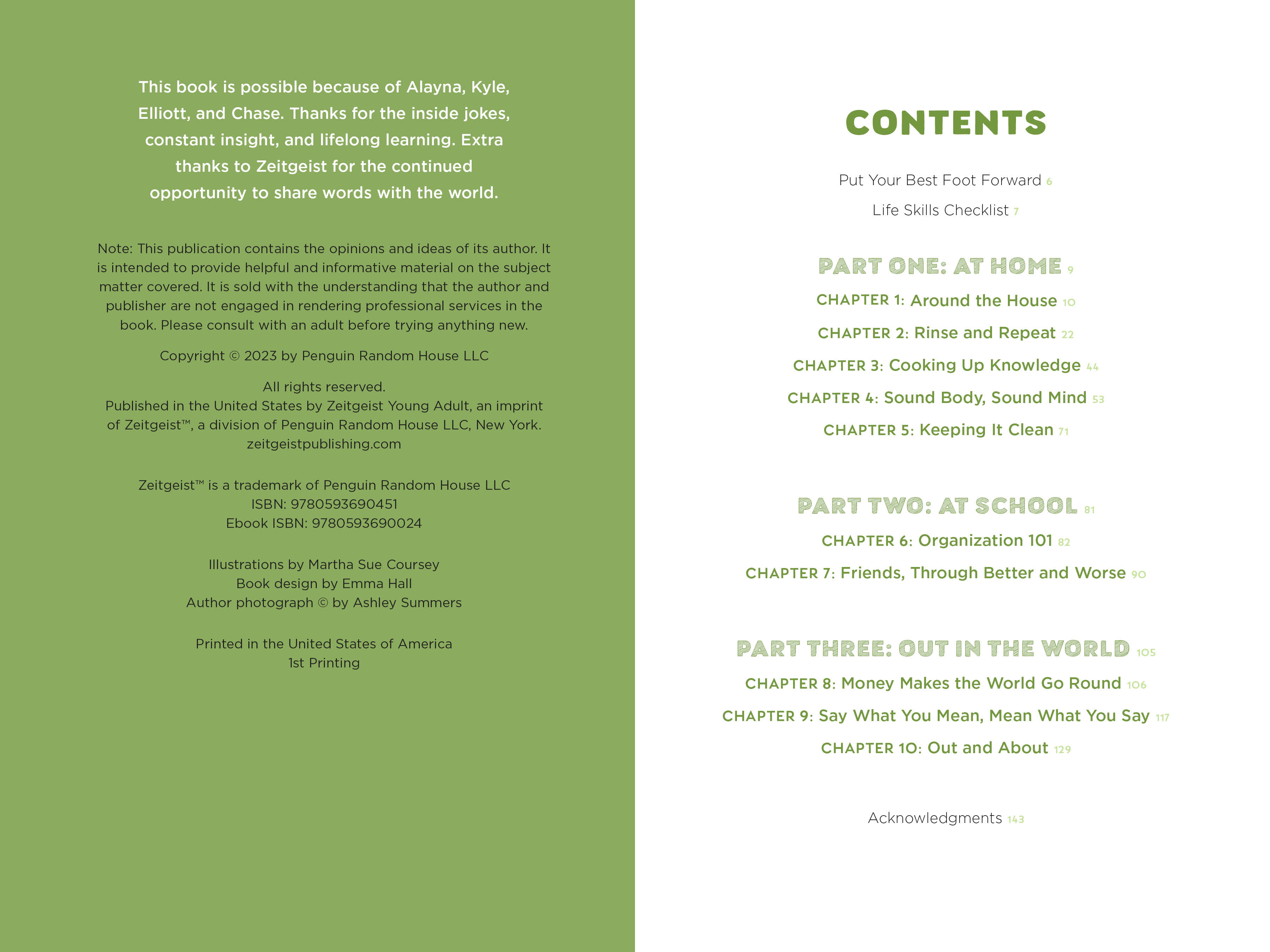 Table of Contents