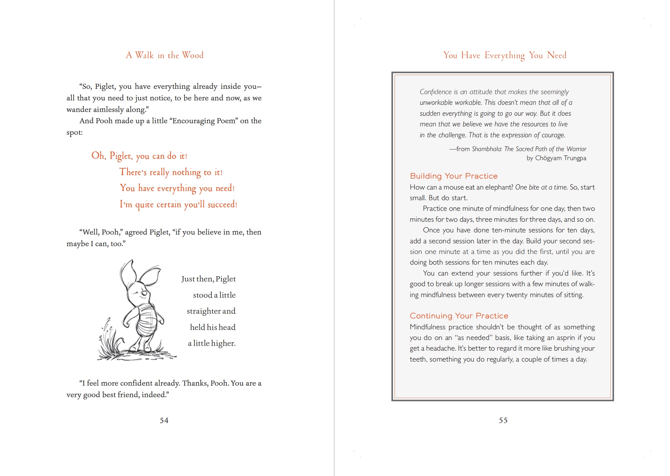 Sample Spreads pp 54-55