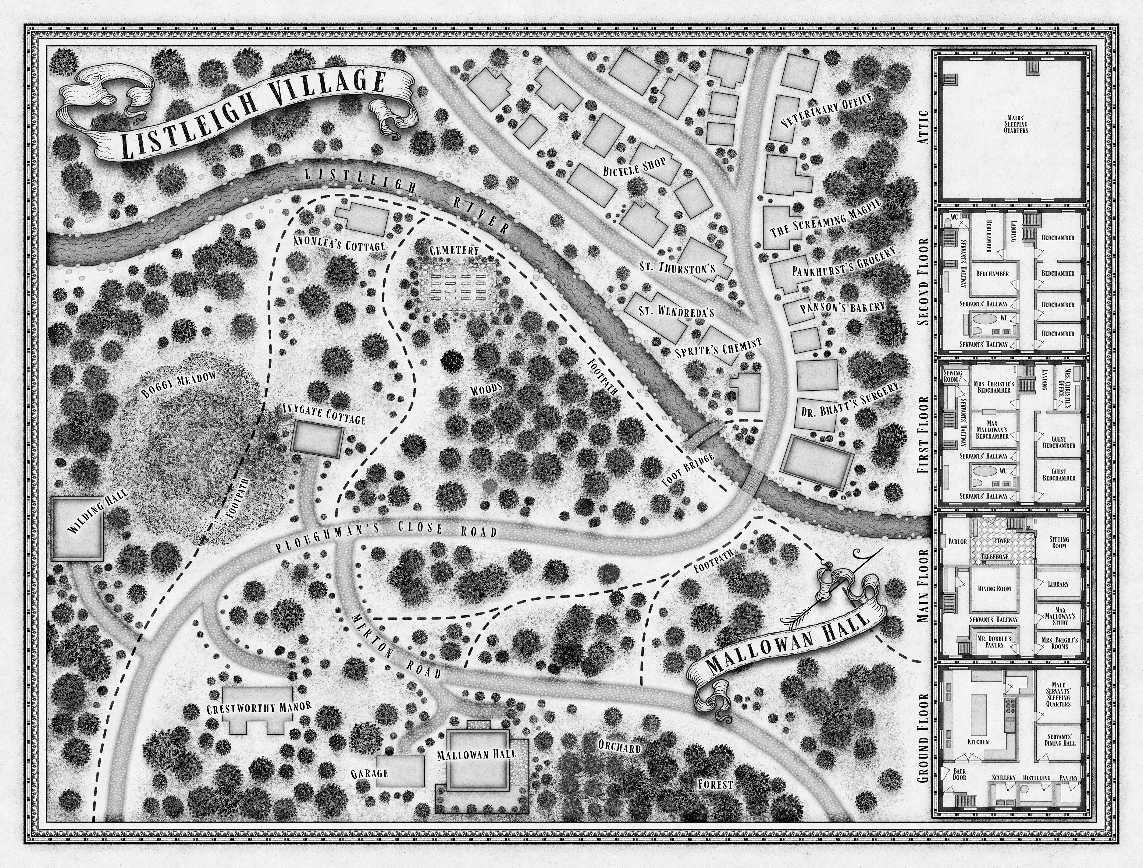 Map insert included in book 5 and onward