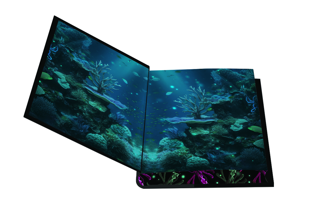 Endpapers 3d mockup