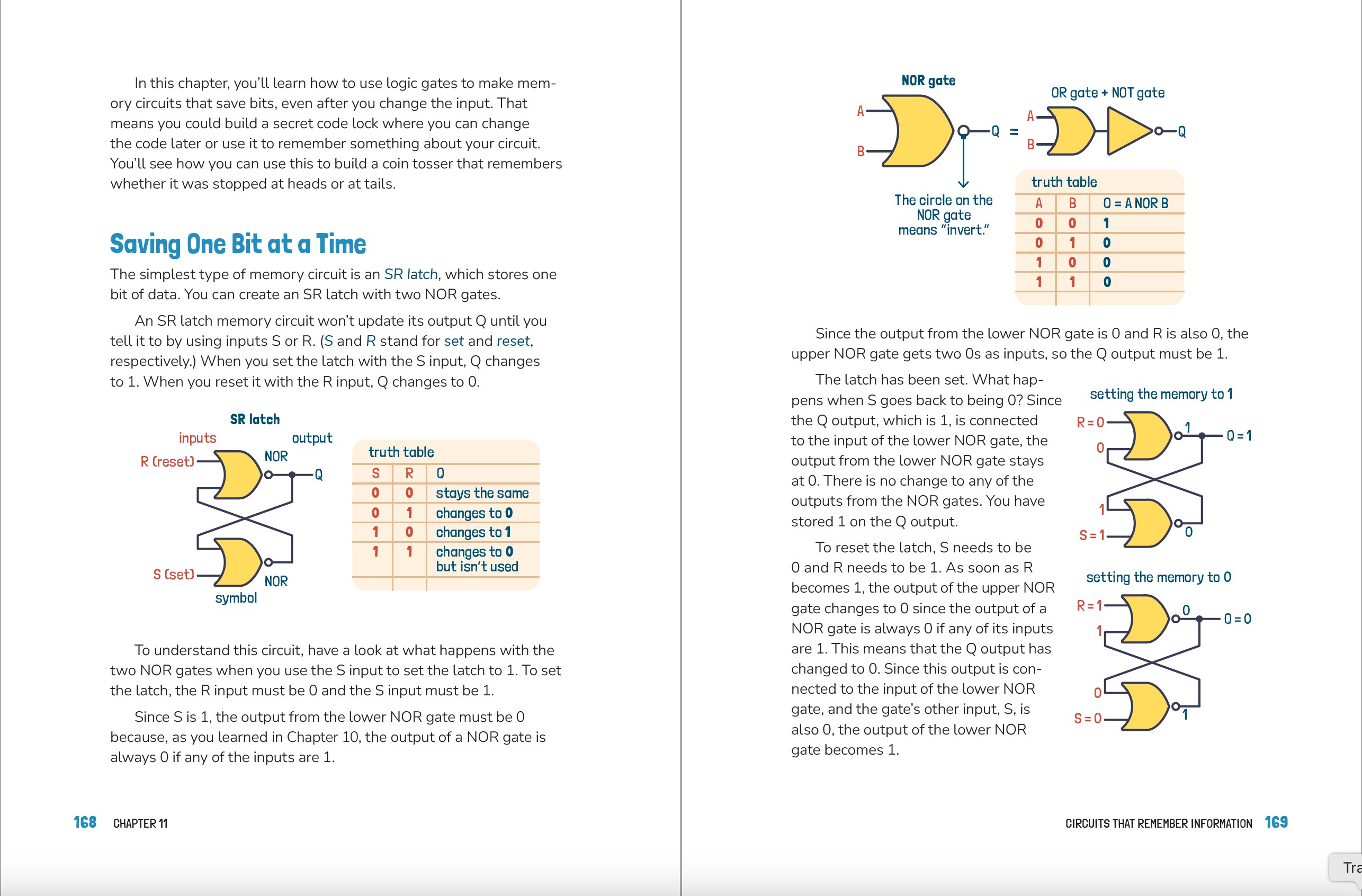 Electronics for Kids, 2nd Edition pages 168-169