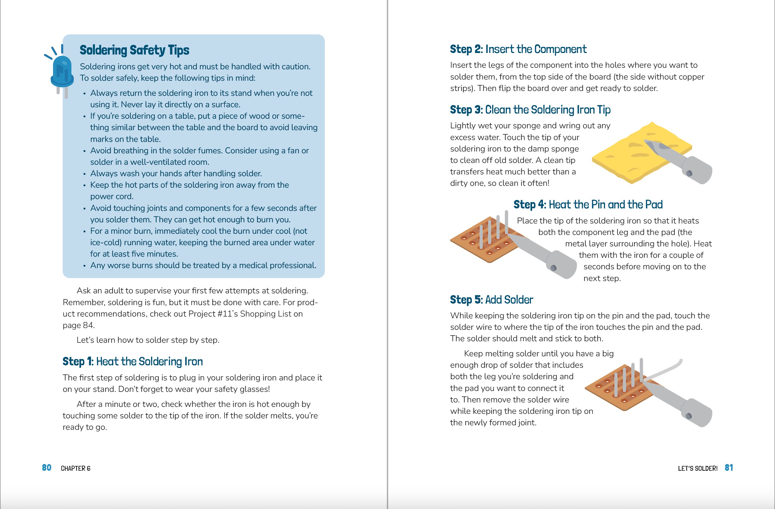 Electronics for Kids, 2nd Edition pages 80-81