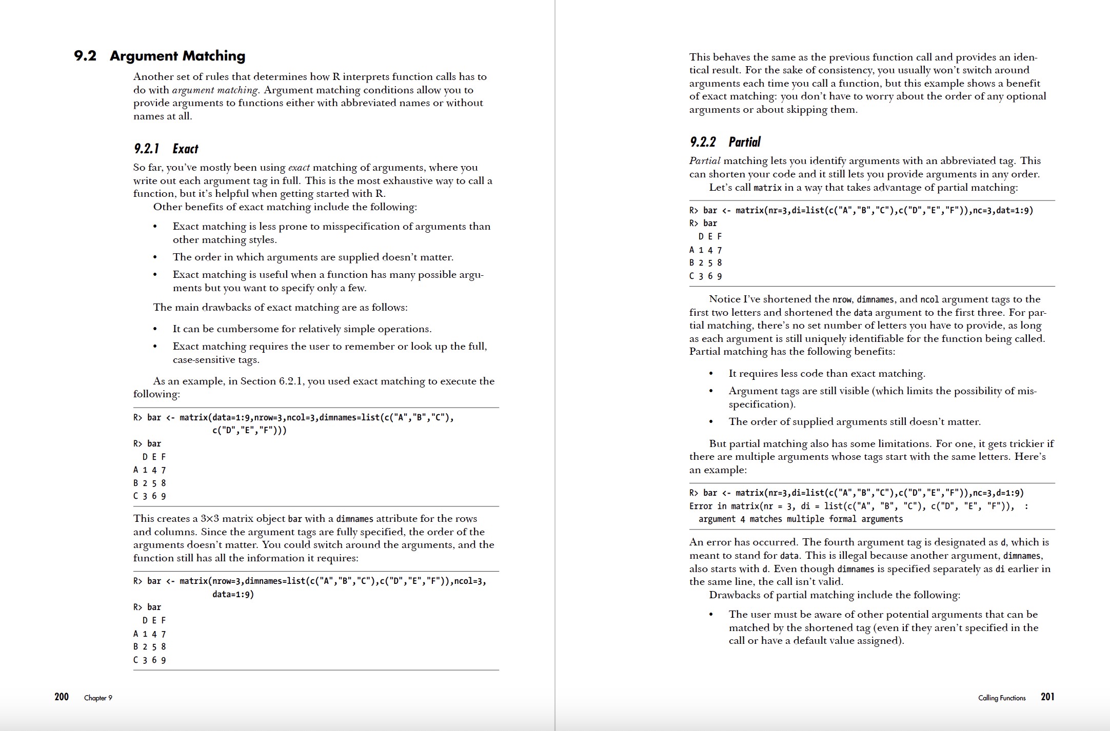 The Book of R, 2nd Edition pages 200-201