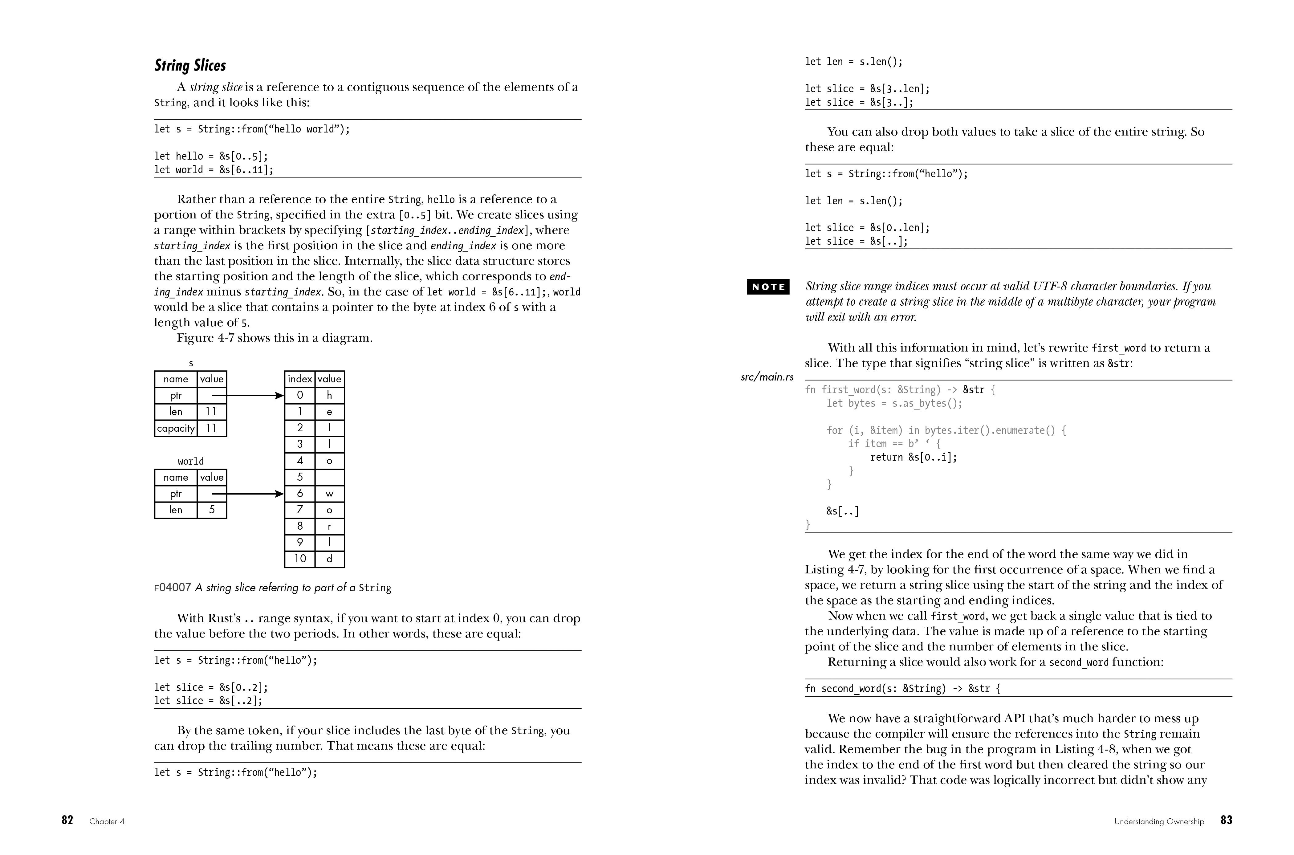 The Rust Programming Language, 3rd Edition pages 82-83