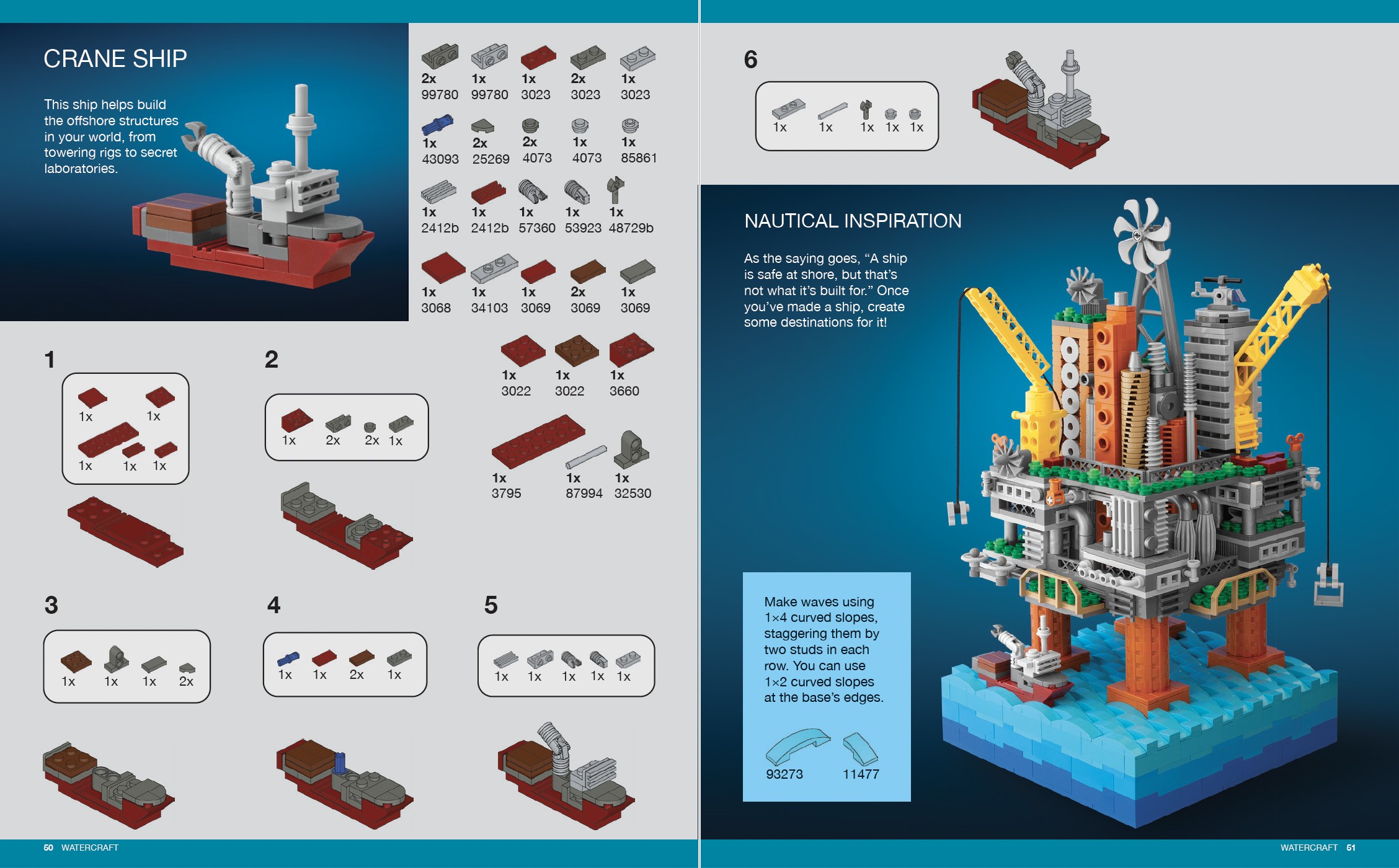 Building LEGO Worlds pages 50-51