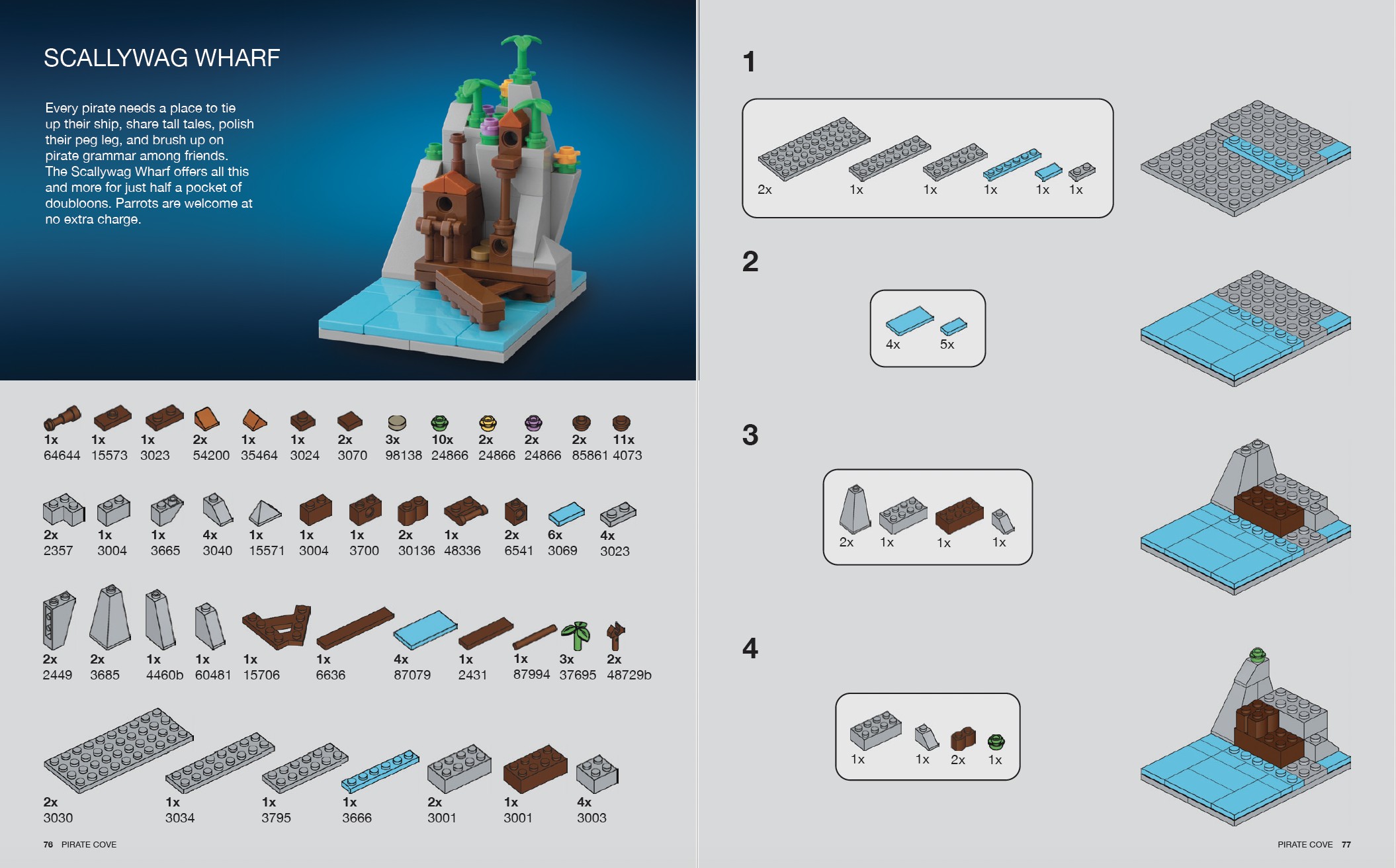 Building LEGO Worlds pages 76-77
