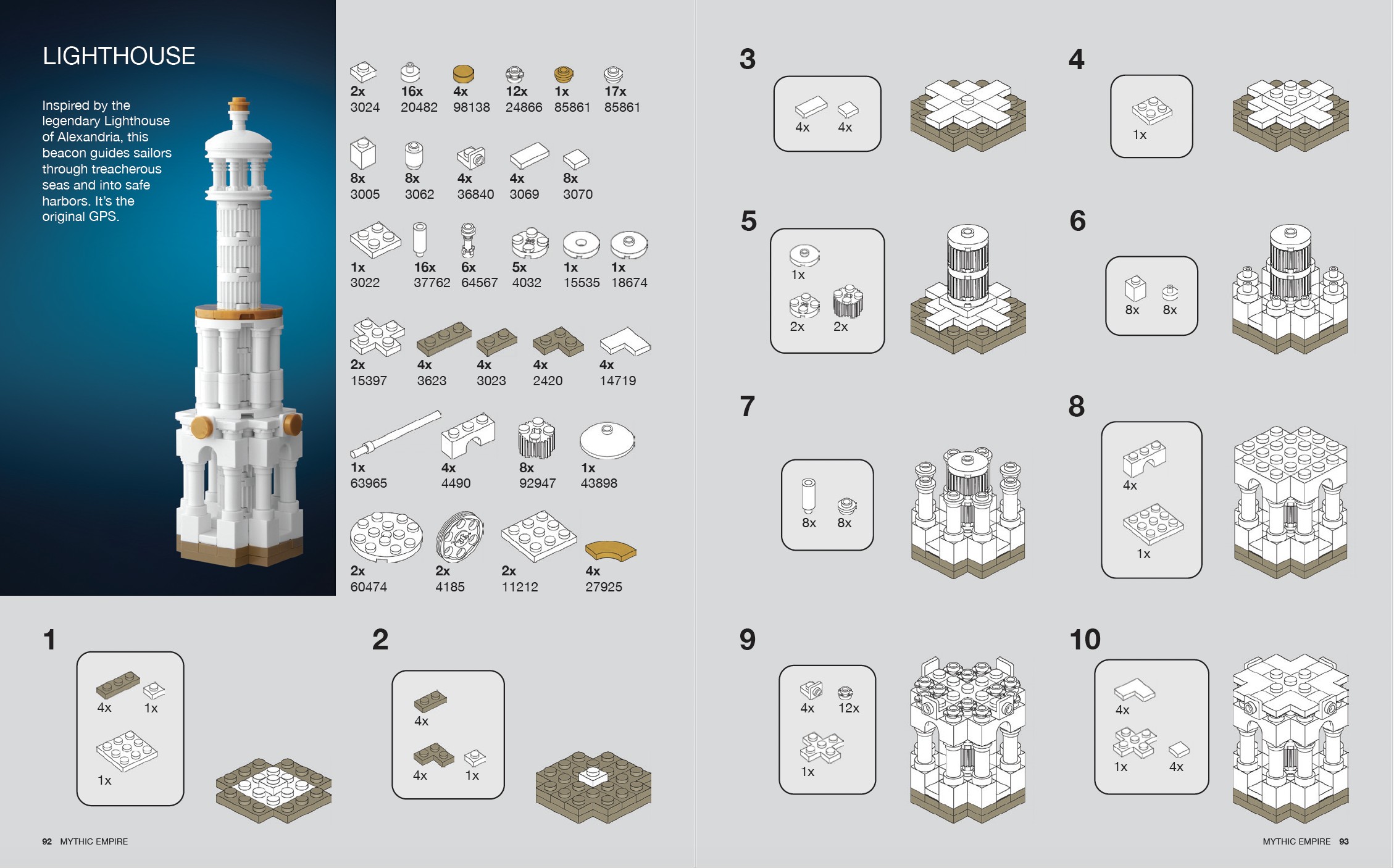 Building LEGO Worlds pages 92-93