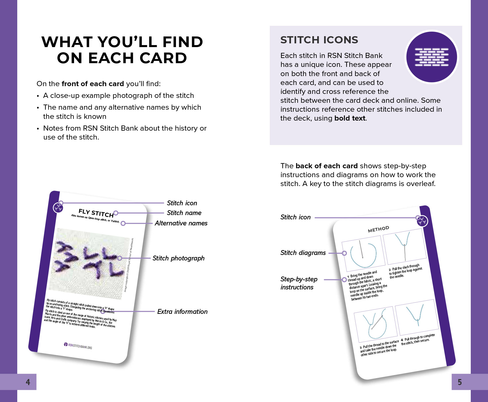 Sample booklet spread