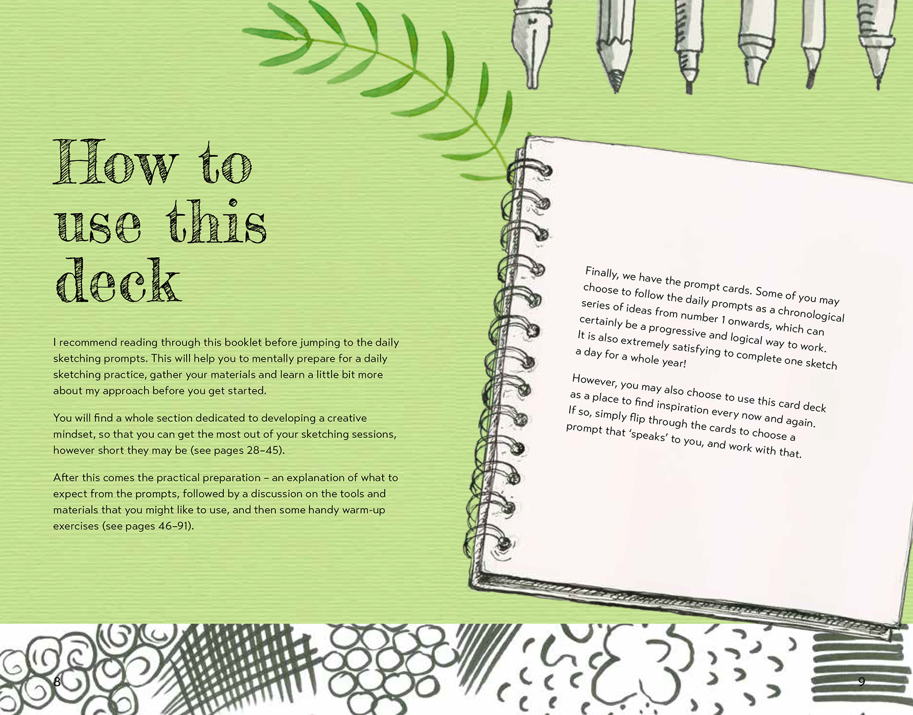 Booklet spread