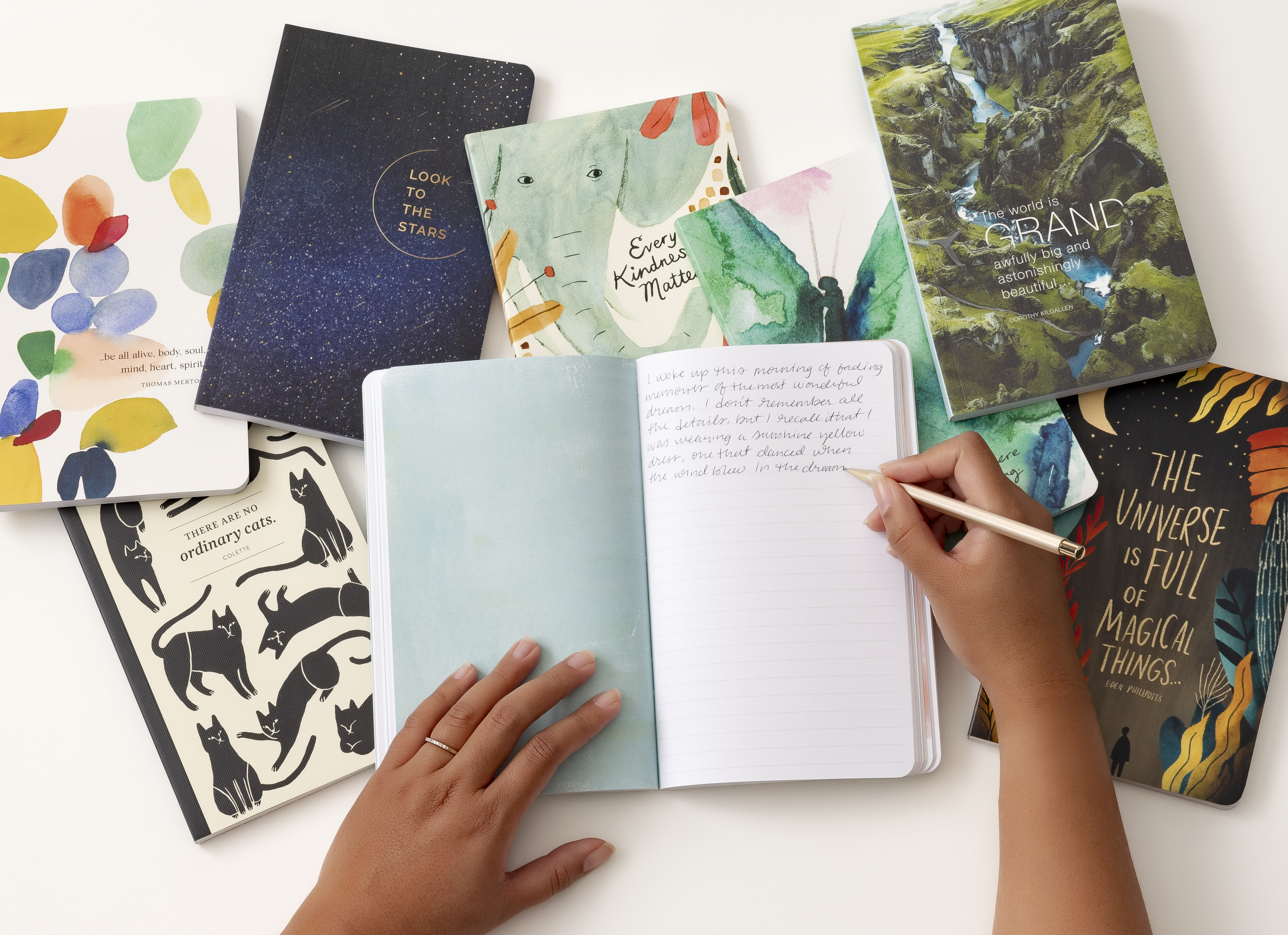 Assortment of Write Now Journals