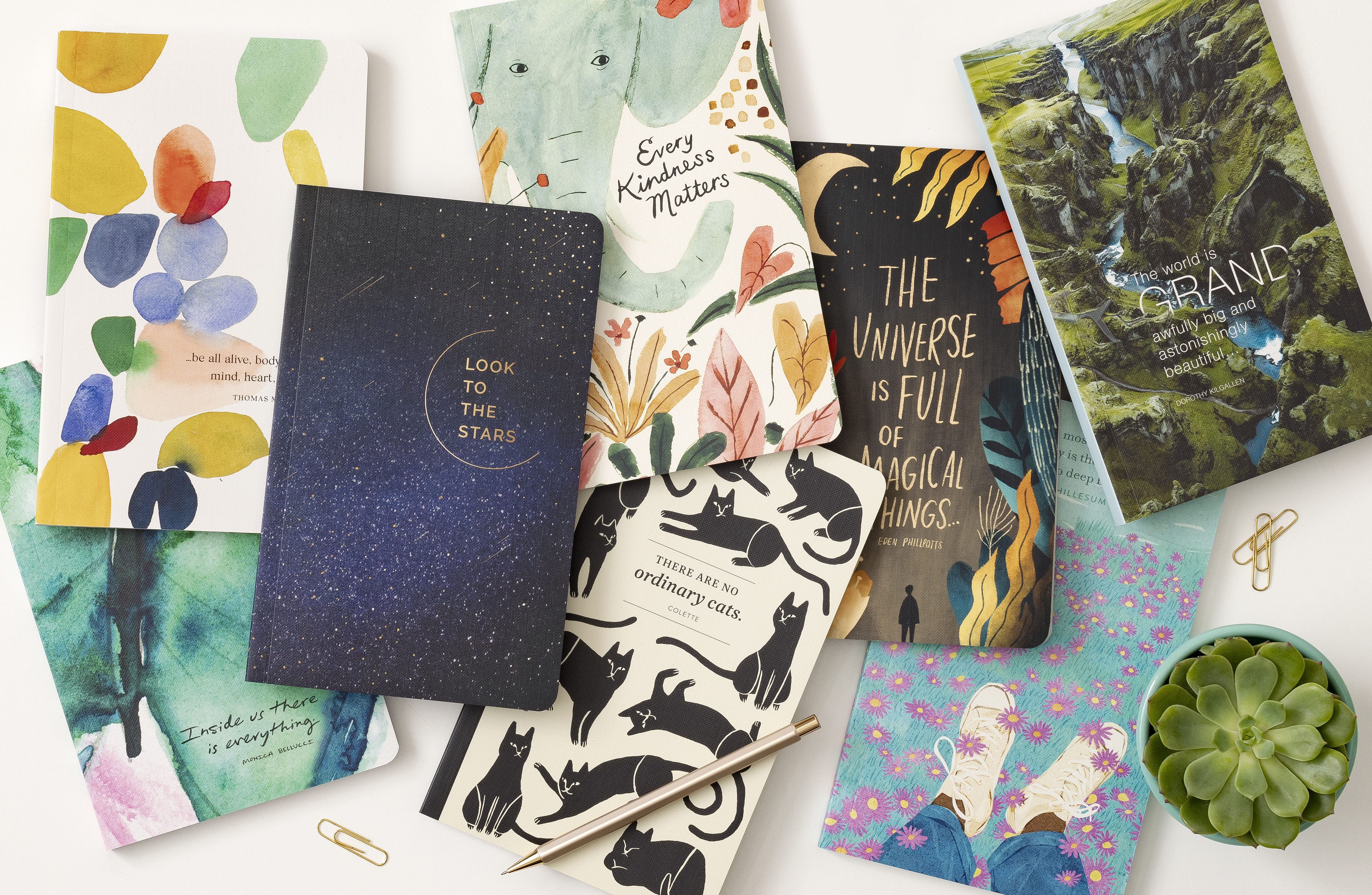Assortment of Write Now Journals