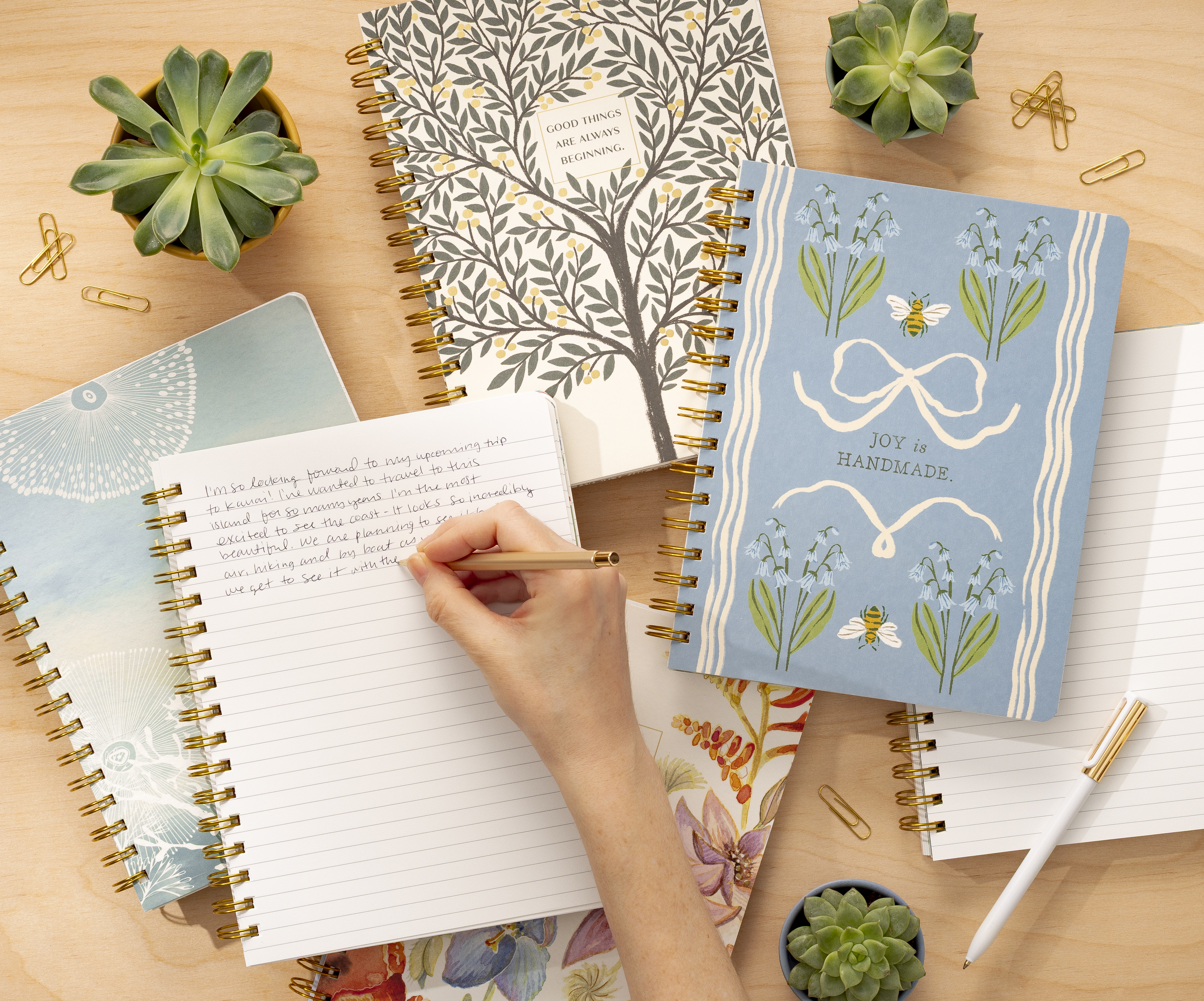 Assortment of Spiral  Notebooks