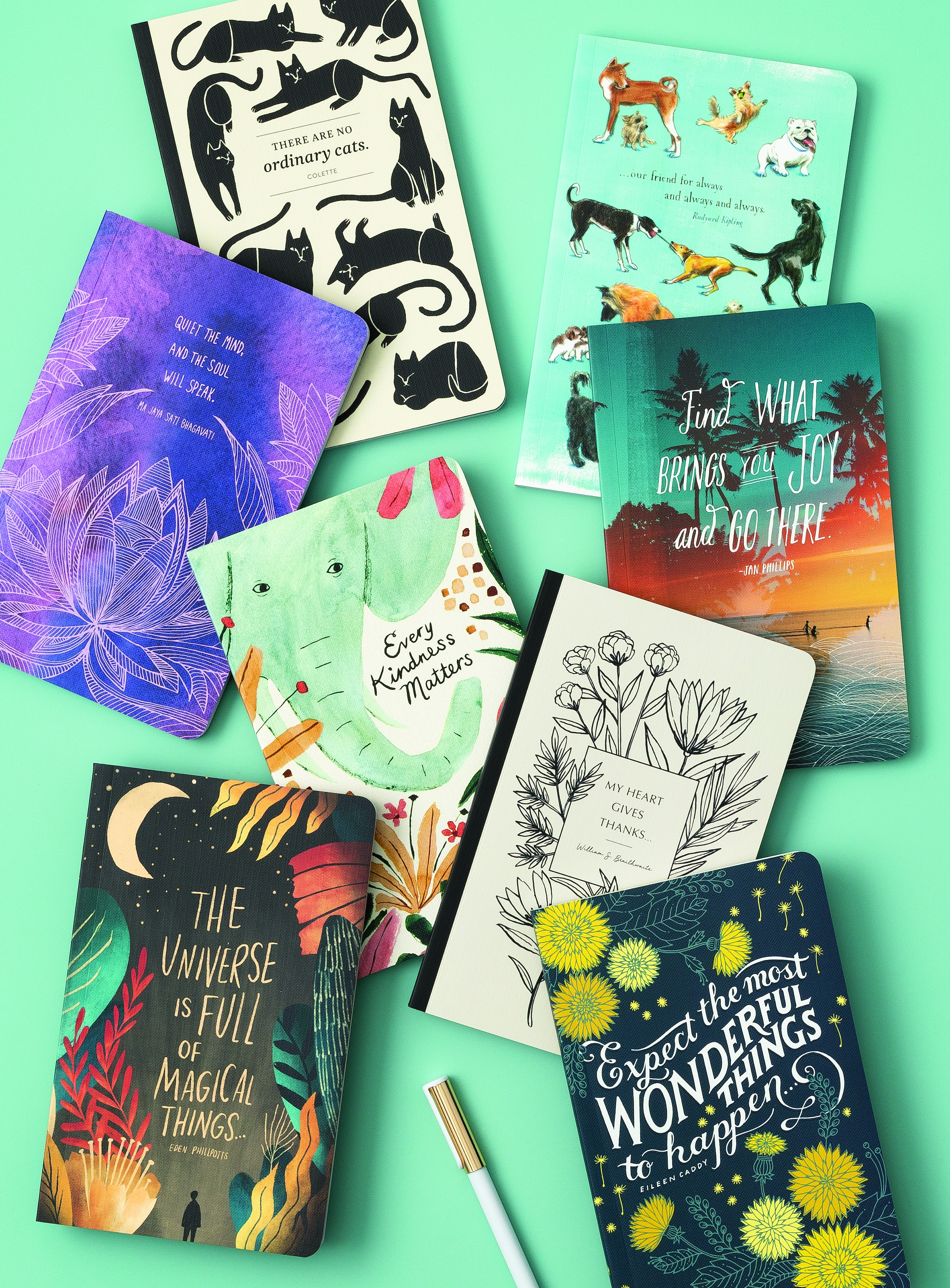 Assortment of Write Now Journals