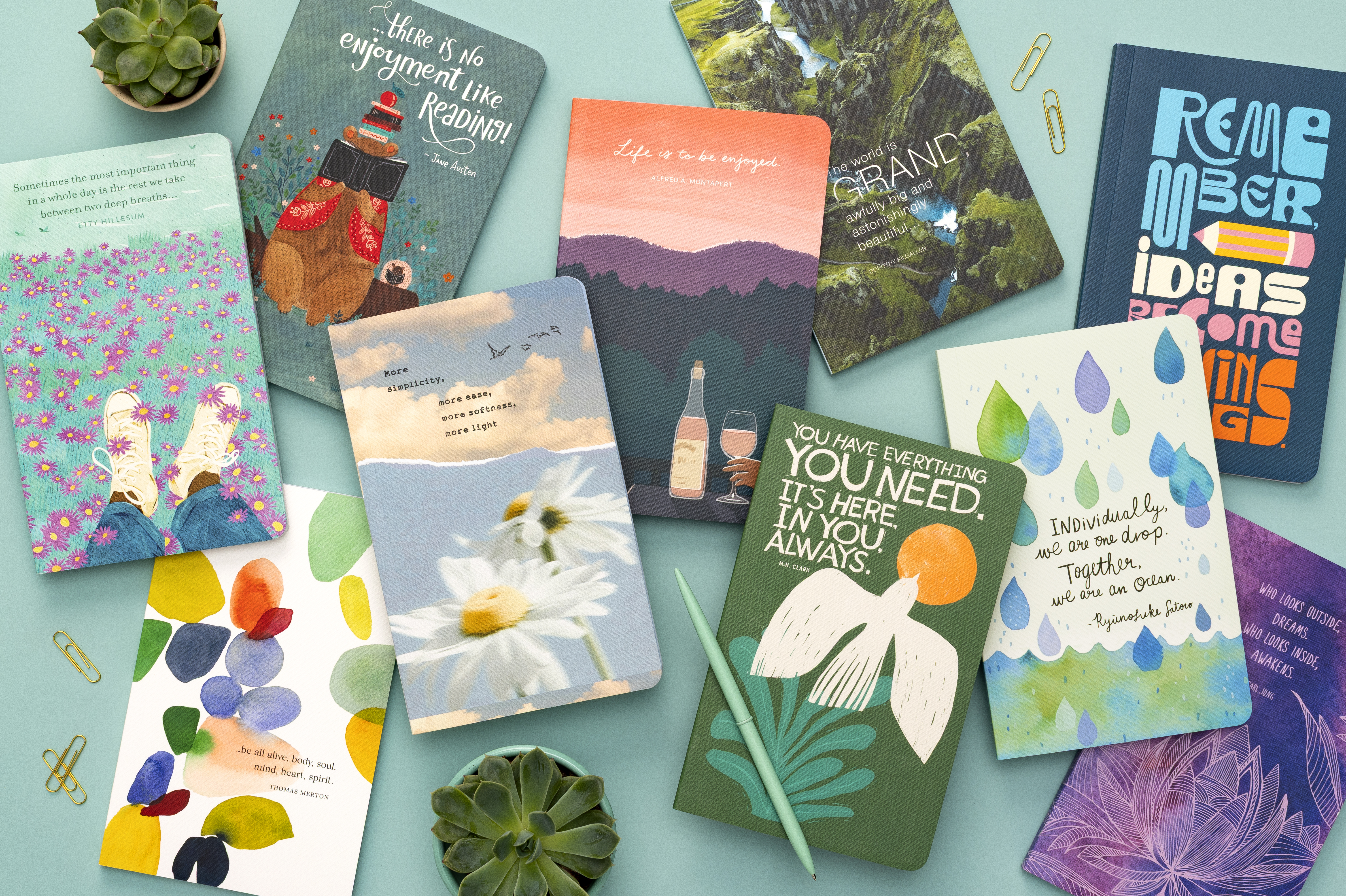 Assortment of Write Now Journals
