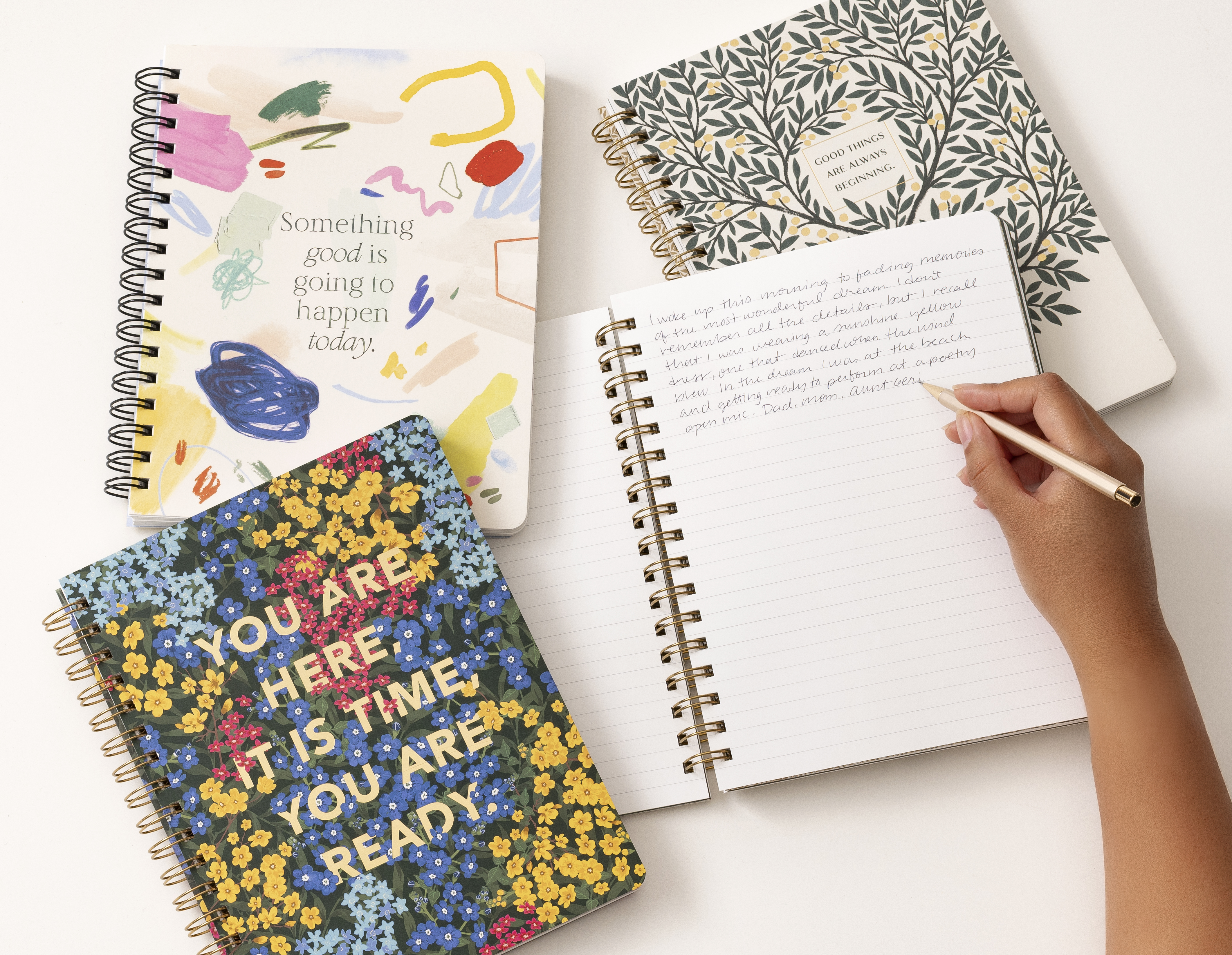 Assortment of Spiral Notebooks
